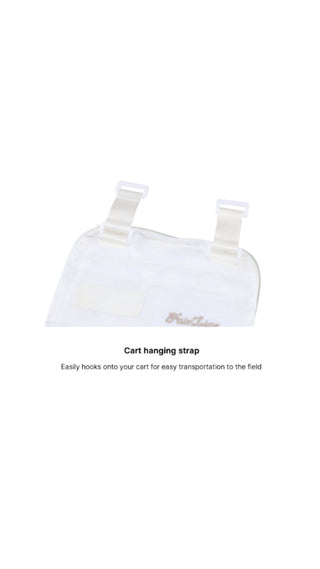 Logo Quilted Cart Pouch (White)