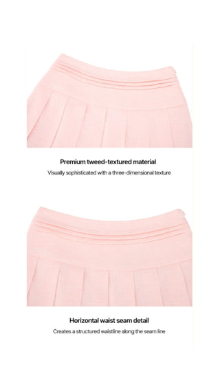 Twinkle Pleated Skirt (Coral)