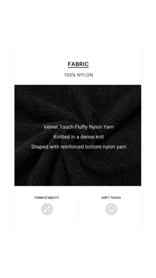 Fluffy Cropped Knit (Black)