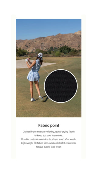 Fair Liar Loose Fit Polo Sleeveless T Shirt (Black)