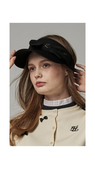 Side Big Ribbon Visor (Black)
