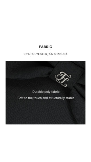 Side Big Ribbon Visor (Black)