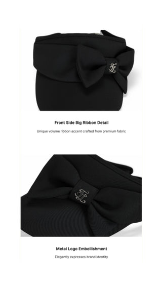 Side Big Ribbon Visor (Black)