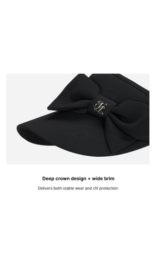 Side Big Ribbon Visor (Black)