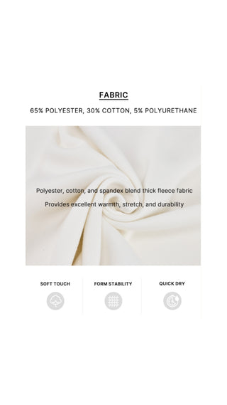 Turtle-neck Brushed Tshirt (Ivory)