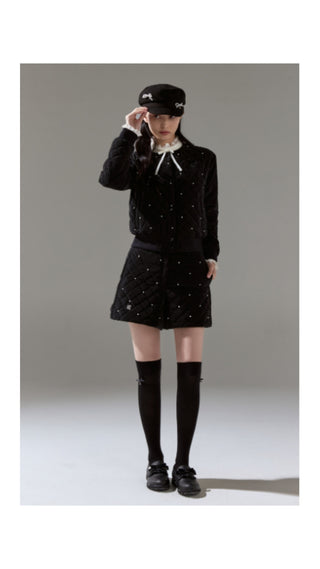 Pearl Ribbon Modoros (Black)