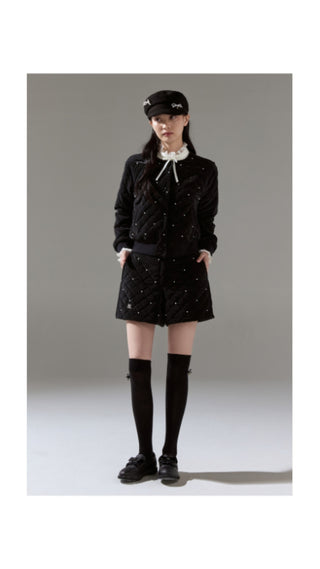 Pearl Ribbon Modoros (Black)