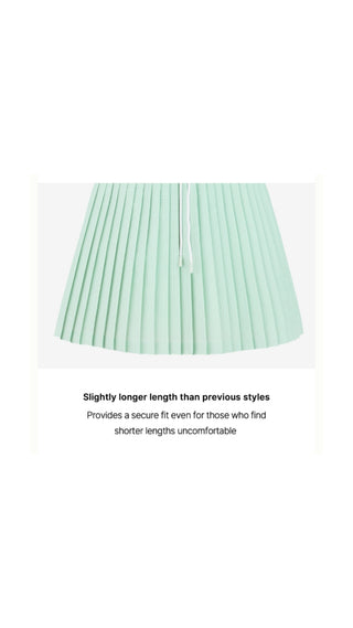 Magic Rib String Pleated Skirt (Mint)