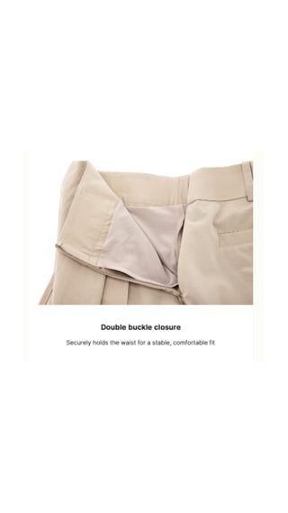 Hidden Culottes Short Pants (Beige)