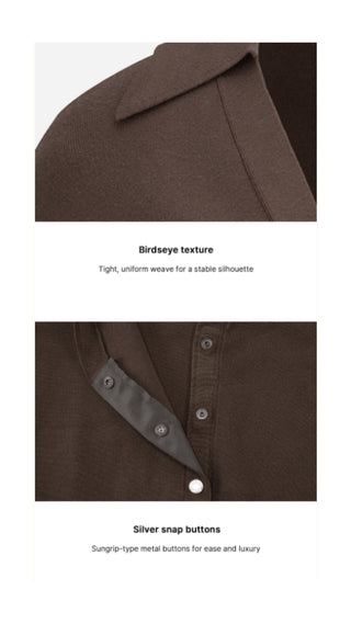 Back Logo Jacquard Cardigan (Brown)