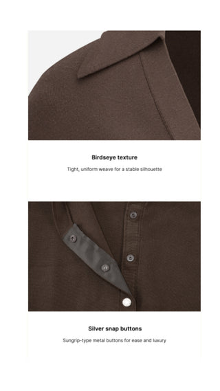 Back Logo Jacquard Cardigan (Brown)