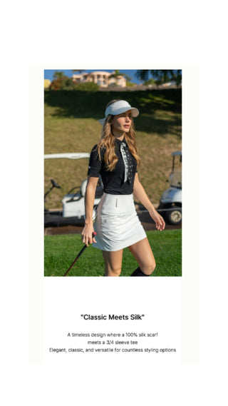 Lettering Scarf Short Sleeve T Shirt (Pink)