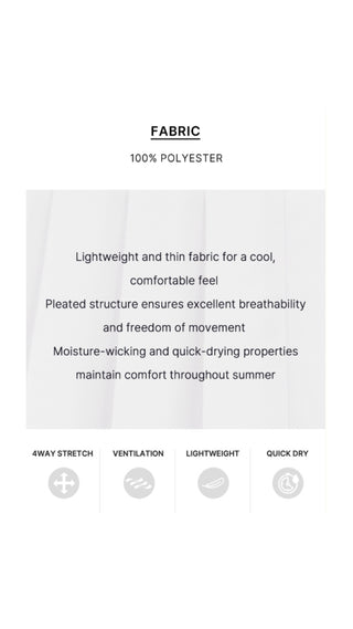 Asymmetrical Ribbon Pleated Skirt (White)