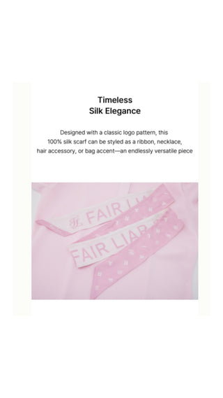 Lettering Scarf Short Sleeve T Shirt (Pink)