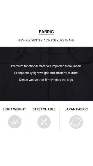 Lace Slit Bootscut Pants (Black)