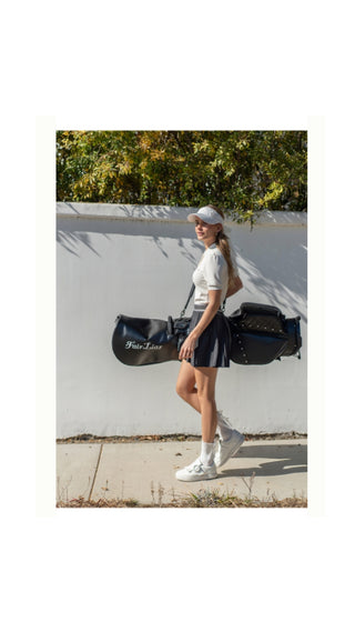 Double Pleated Band Skirt (Cocoa)