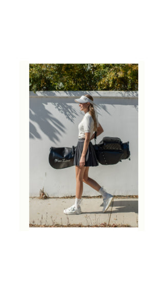 Double Pleated Band Skirt (Charcoal Grey)