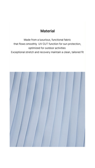 [FL Signature] Fair Liar Silk Twisted Flare Pleated Skirt (Blue)