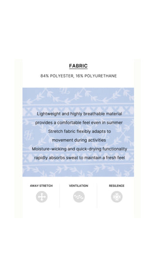 High Waist Pattern Skirt (Blue)