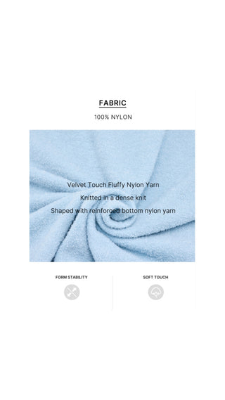 Fluffy Cropped Knit (Blue)