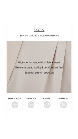 Pintuck Turn Up Pants (Beige)