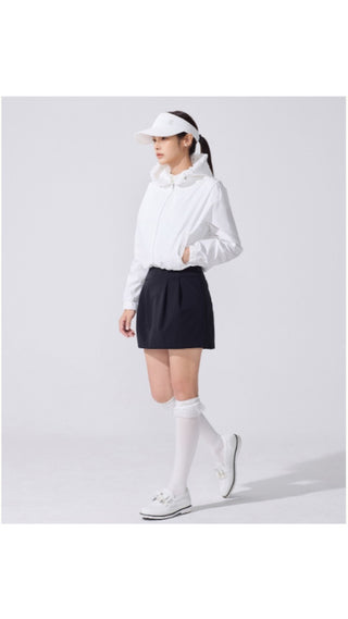 Lace Logo Knee Socks (White)