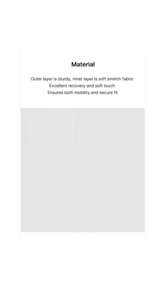 Back Band Straight Fit Pants (White)