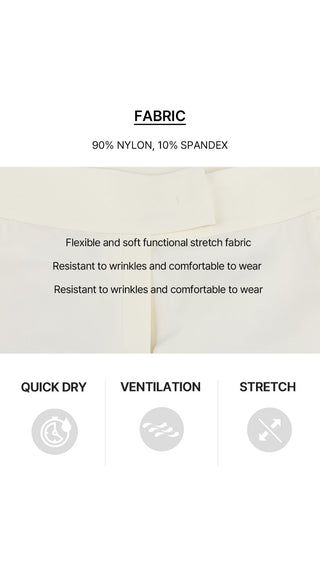 Back Logo Bootscut Pants (Cream)