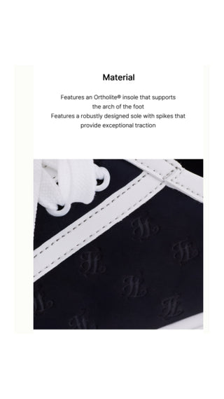 Organza Shoe Lace Logo Sneakers (Black)