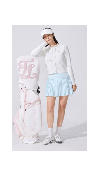 Shushu Ribbon Cardigan (White)