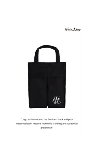 Logo Shoes Bag (Black)