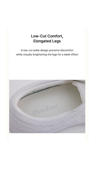 Organza Shoe Lace Logo Sneakers (White)