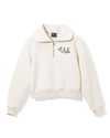 [Fair Liar Club] FLC HALF ZIP SIGNATURE PULLOVER - Cream