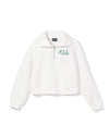 [Fair Liar Club] FLC HALF ZIP SIGNATURE PULLOVER - Ivory