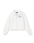 [Fair Liar Club] FLC HALF ZIP SIGNATURE PULLOVER - Ivory