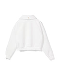 [Fair Liar Club] FLC HALF ZIP SIGNATURE PULLOVER - Ivory