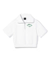 [Fair Liar Club] HEART LOGO HALF ZIP PULLOVER - White