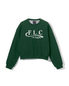 [Fair Liar Club] FLC ESSENTIAL CROPPED SWEATSHIRTS- Dark Green
