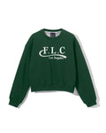 [Fair Liar Club] FLC ESSENTIAL CROPPED SWEATSHIRTS- Dark Green