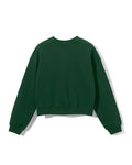 [Fair Liar Club] FLC ESSENTIAL CROPPED SWEATSHIRTS- Dark Green