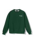 [Fair Liar Club] UNISEX FLC ESSENTIAL CREWNECK SWEATSHIRTS - Dark Green