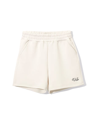 [Fair Liar Club] FLC ESSENTIAL  GYM SHORTS - Cream
