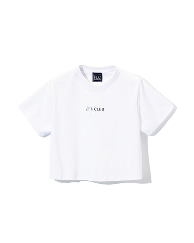 [Fair Liar Club] F.L. CLUB CROPPED T-SHIRT- White