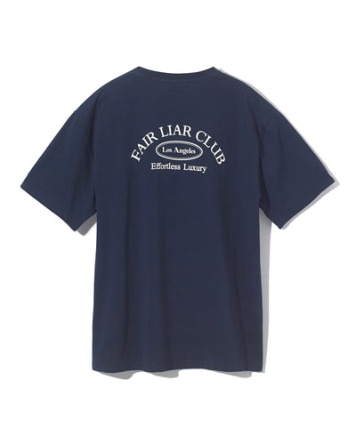 [Fair Liar Club] UNISEX FLC ESSENTIAL T-SHIRT- Navy