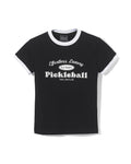 [Fair Liar Club] PICKLEBALL SLIM T-SHIRT - Black