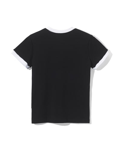 [Fair Liar Club] PICKLEBALL SLIM T-SHIRT - Black