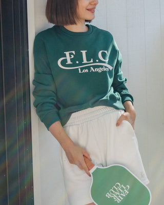 [Fair Liar Club] FLC ESSENTIAL CROPPED SWEATSHIRTS- Dark Green