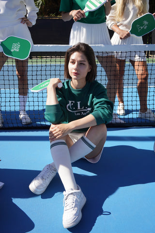 [Fair Liar Club] FLC ESSENTIAL CROPPED SWEATSHIRTS- Dark Green