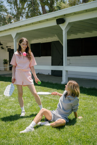 [FLC] FLC ESSENTIAL HALF ZIP PULLOVER (Pink)