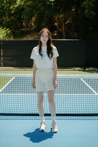 [FLC] FLC ESSENTIAL BIKER SHORTS (Ivory)